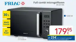 Eldi Friac Full combi microgolfoven MC3016BL aanbieding