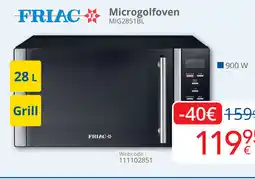 Eldi FRIAC Microgolfoven MIG2851BL aanbieding