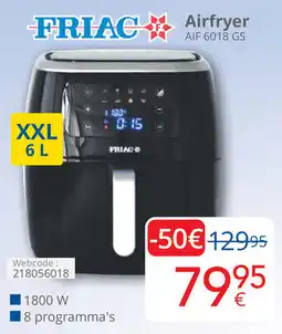 Eldi FRIAC Airfryer AIF 6018 GS aanbieding