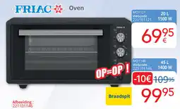 Eldi Friac Oven MO1121 aanbieding