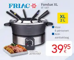 Eldi FRIAC Fondue XL EF 1007 aanbieding