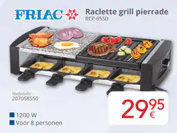 Eldi Friac Raclette grill pierrade RCP-8550 aanbieding