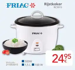 Eldi Friac Rijstkoker RC5015 aanbieding