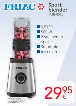 Eldi Friac Sport blender MSB-0500 aanbieding
