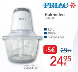 Eldi Friac Hakmolen HM4120 aanbieding