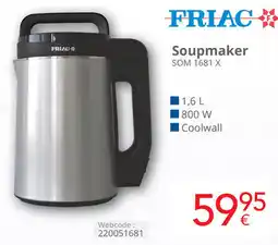 Eldi Friac Soupmaker SOM 1681 X aanbieding