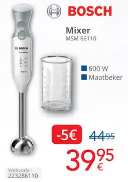 Eldi Bosch Mixer MSM 66110 aanbieding
