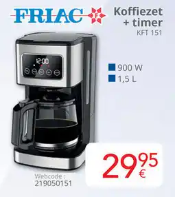 Eldi Friac Koffiezet + timer KFT 151 aanbieding