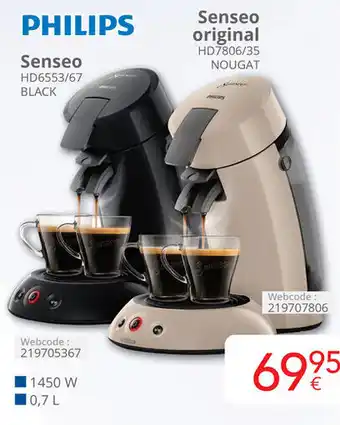 Philips Senseo en Senseo original