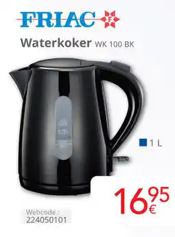 Eldi Friac Waterkoker WK 100 BK aanbieding