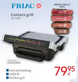 Eldi Friac Contact-grill GR-2000 aanbieding