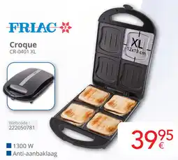 Eldi Friac Croque CR-0401 XL aanbieding