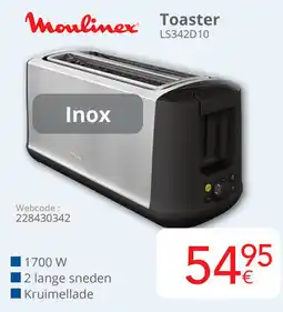 Eldi Moulinex Toaster LS342D10 aanbieding