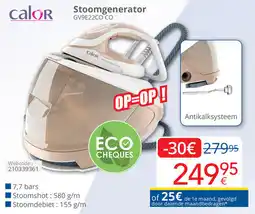 Eldi calor Stoomgenerator GV9E22CO CO aanbieding