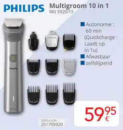 Eldi Philips Multigroom 10 in 1 aanbieding