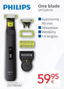 Eldi Philips One blade aanbieding