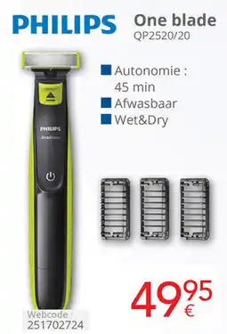 Eldi Philips One Blade aanbieding