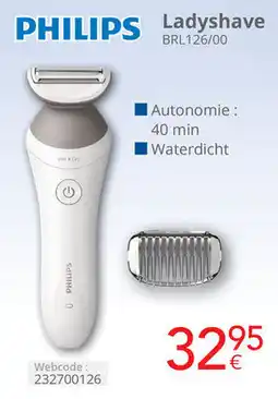 Eldi Philips Ladyshave BRL126/00 aanbieding