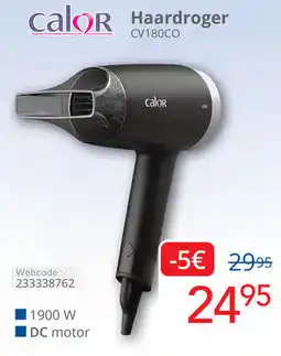 Eldi calor Haardroger CV180CO aanbieding