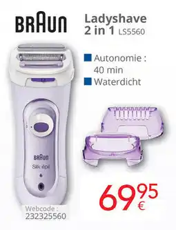 Eldi Braun Ladyshave 2-in-1 aanbieding