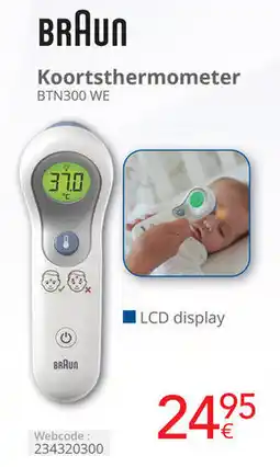 Eldi Braun Koortsthermometer BTN300 WE aanbieding