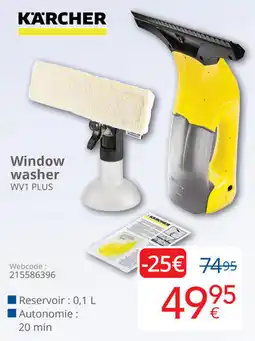 Eldi Karcher Window washer WV1 PLUS aanbieding