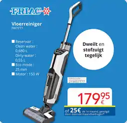 Eldi Friac Vloerreiniger FW7777 aanbieding