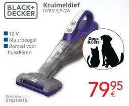 Eldi Black+ Decker Kruimeldief DVB315JP-QW aanbieding