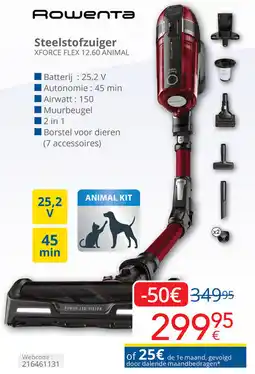 Eldi Ro Steelstofzuiger wenta aanbieding