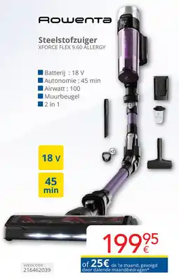 Eldi Rошепта Steelstofzuiger aanbieding