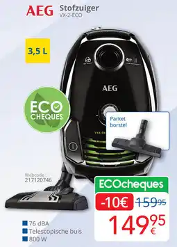 Eldi AEG Stofzuiger VX-2-ECO aanbieding