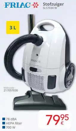 Eldi Friac Stofzuiger SLS7030 W aanbieding