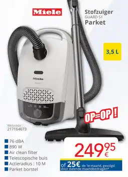 Eldi Miele Stofzuiger Parket GUARD S1 aanbieding