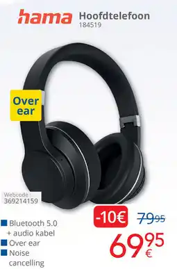 Eldi hama Hoofdtelefoon 184519 aanbieding