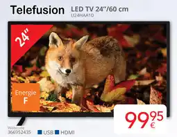 Eldi Telefusion LED TV U24HAA10 aanbieding