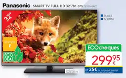 Eldi Panasonic smart TV full HD TB32545AEZ aanbieding