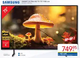 Eldi Samsung smart ultra HD TV UE75DU7190UXXN aanbieding