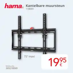 Eldi hama Kantelbare muursteun 118069 aanbieding