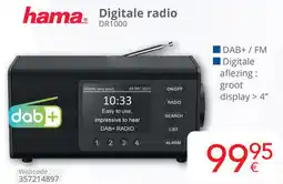 Eldi Hama Digitale radio DR1000 aanbieding