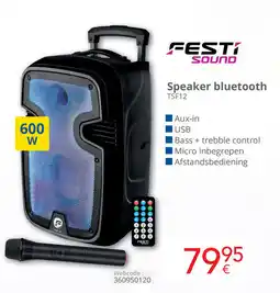 Eldi Festi Speaker bluetooth TSF12 aanbieding