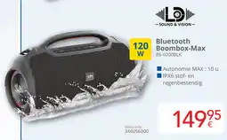 Eldi Bluetooth Boombox-Max BS-6000BLK aanbieding