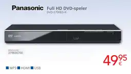 Eldi Panasonic Full HD DVD-speler DVD-S700EG-K aanbieding