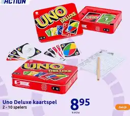 Action Uno Deluxe kaartspel aanbieding