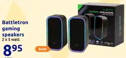 Action Battletron gaming speakers aanbieding