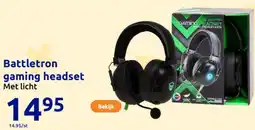 Action Battletron gaming headset aanbieding