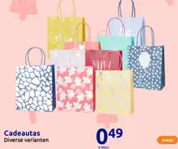 Action Cadeautas aanbieding