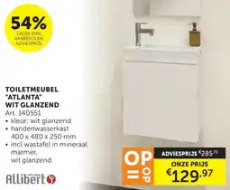 Zelfbouwmarkt Toiletmeubel atlanta wit glanzend aanbieding