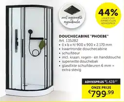 Zelfbouwmarkt Douchecabine phoebe aanbieding