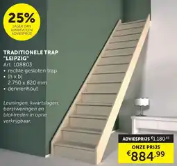 Zelfbouwmarkt Traditionele trap leipzig aanbieding