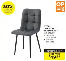 Zelfbouwmarkt Stoel andelka donkergrijs aanbieding